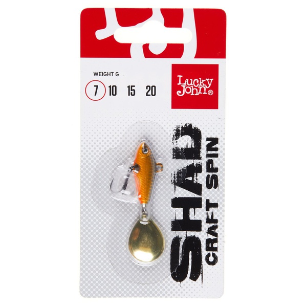 Тейл-спиннер Lucky John Shad Craft Spin 7 г 016