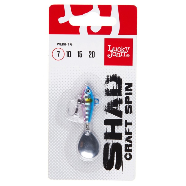 Тейл-спиннер Lucky John Shad Craft Spin 7 г 018