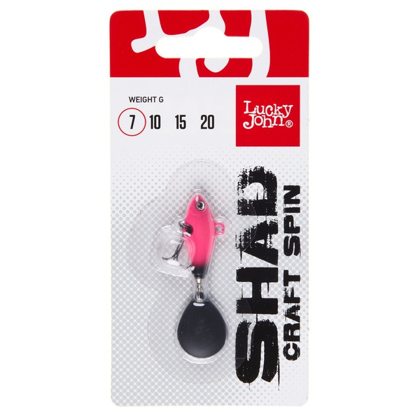 Тейл-спиннер Lucky John Shad Craft Spin 7 г 021