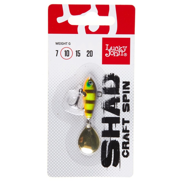 Тейл-спиннер Lucky John Shad Craft Spin 10 г 004