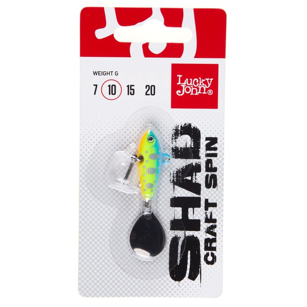 Тейл-спиннер Lucky John Shad Craft Spin 10 г 015