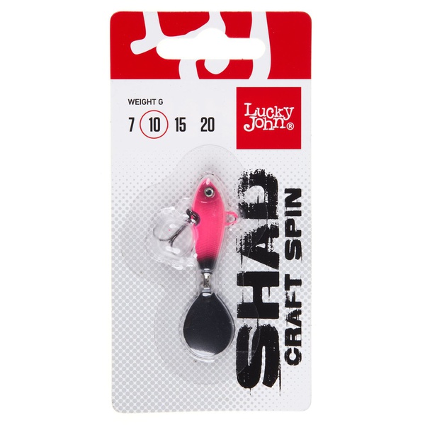 Тейл-спиннер Lucky John Shad Craft Spin 10 г 021