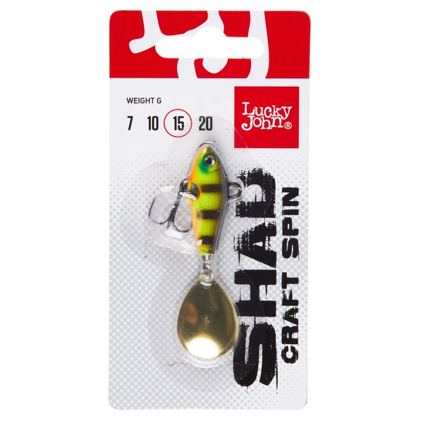 Тейл-спиннер Lucky John Shad Craft Spin 15 г 004