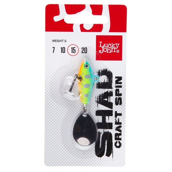 Тейл-спиннер Lucky John Shad Craft Spin 15 г 015