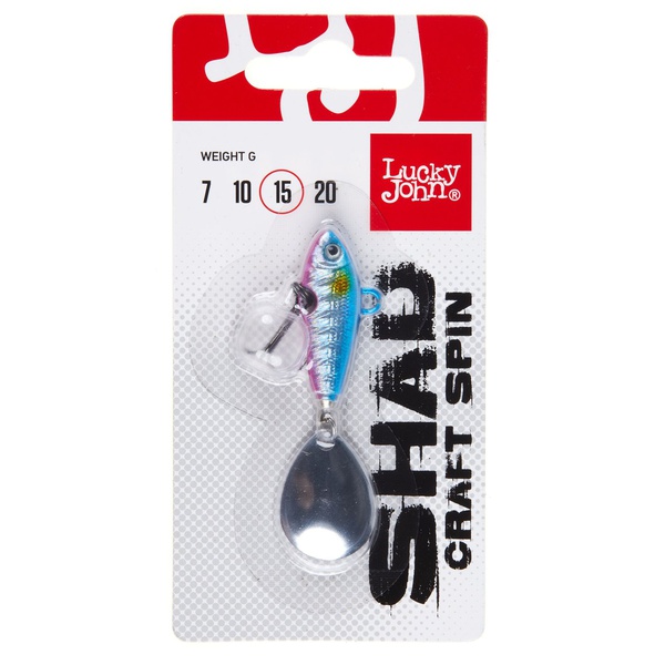 Тейл-спиннер Lucky John Shad Craft Spin 15 г 018