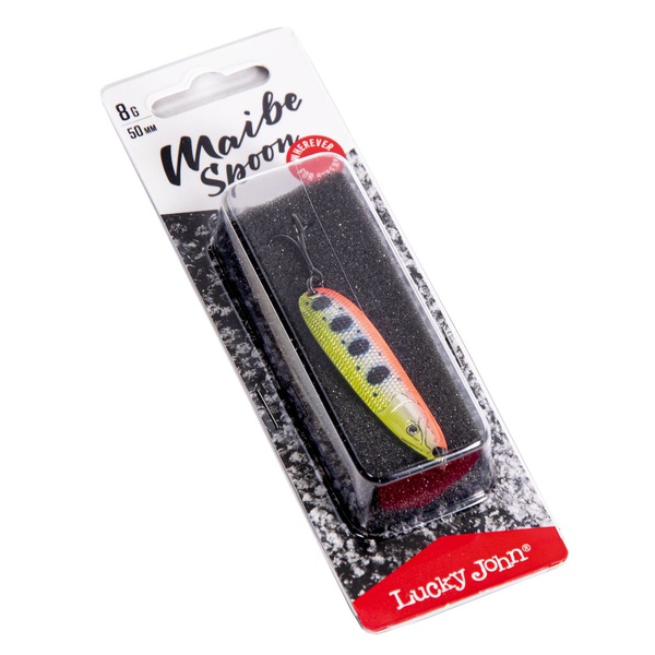 Блесна колеблющаяся Lucky John Maibe Spoon 011, 50мм/8г