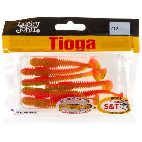 Виброхвосты съедобные Lucky John Pro Series Tioga 2.9" (7.4см) 7шт Z12