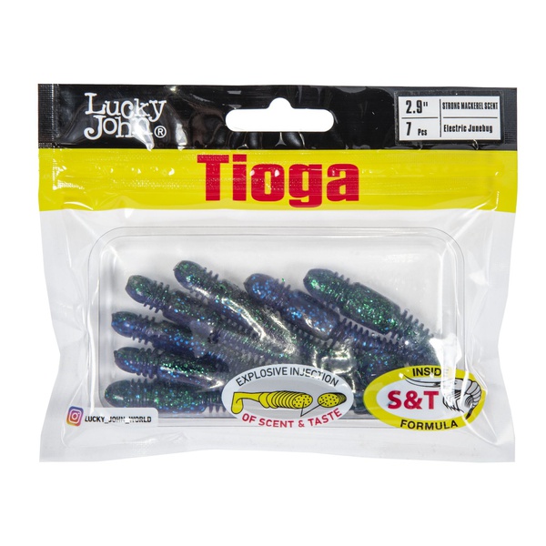 Виброхвосты съедобные Lucky John Pro Series Tioga 2.9" (7.4см) 7шт Z13