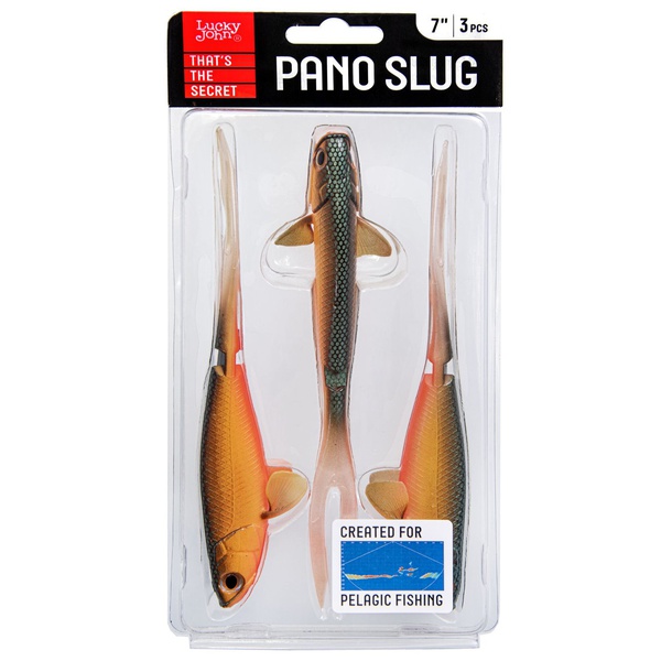 Слаги тонущие Lucky John 3D Series Pano Slug (17.8 см/3 шт) Z22