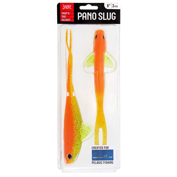 Слаги тонущие Lucky John 3D Series Pano Slug (22.8 см/2 шт) Z12