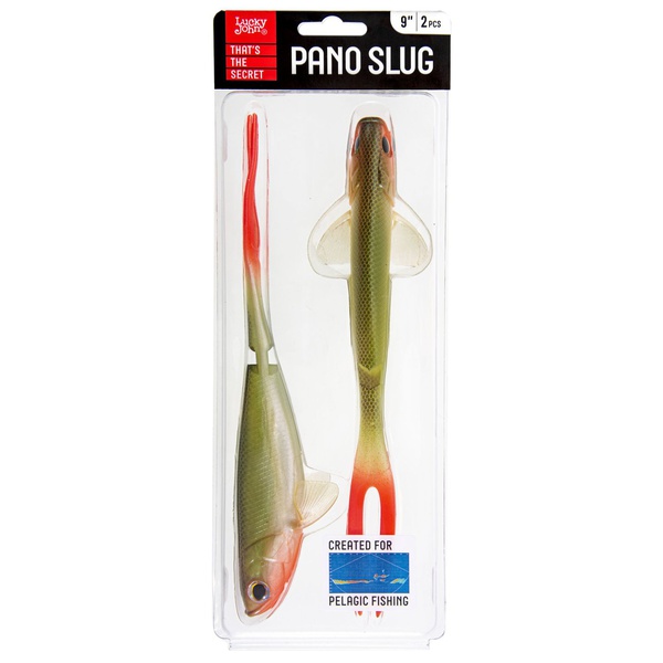 Слаги тонущие Lucky John 3D Series Pano Slug (22.8 см/2 шт) Z23