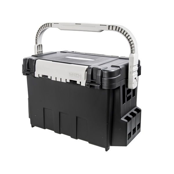 Ящик рыболовный Meiho Buchet Mouth BM-9000 черный/серый