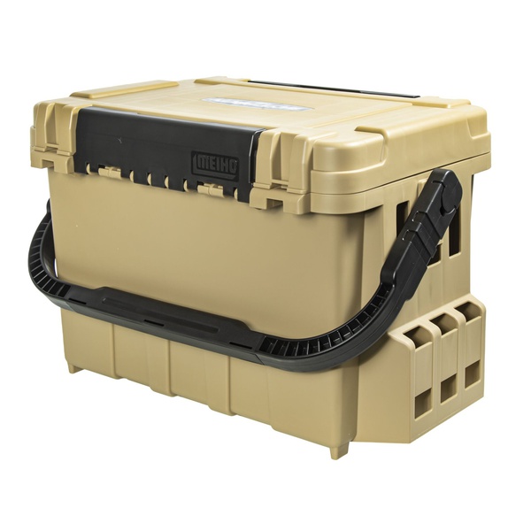 Ящик рыболовный Meiho Buchet Mouth BM-9000 желтый