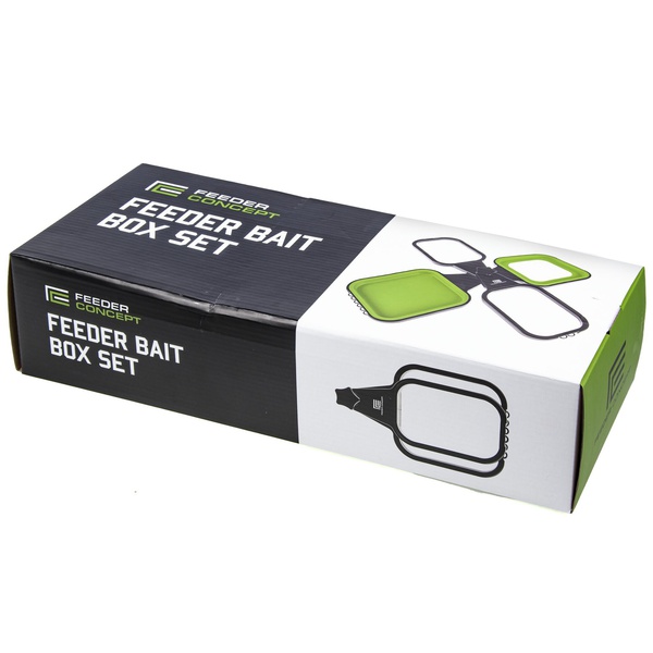 Набор рыболовных коробок с подставкой FC Feeder Bait Box Set (12 предметов)
