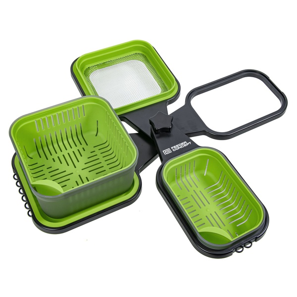 Набор рыболовных коробок с подставкой FC Feeder Bait Box Set (12 предметов)