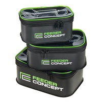 Набор ёмкостей рыболовных Feeder Concept EVA (3 шт, с крышками)