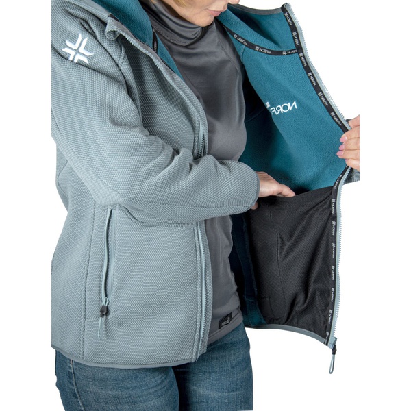 Куртка женская Norfin Snowcrest (флис) голубой