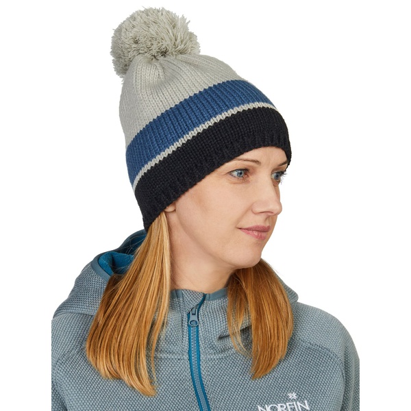 Шапка женская Norfin Northknit серый/синий/черный