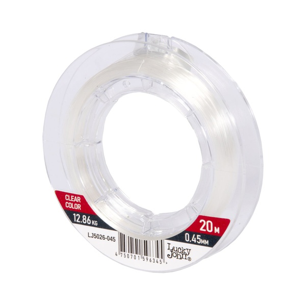 Леска монофильная Lucky John Ice Soft Fluorocarbon Ø 0.45 мм/тест 12.86 кг/20 м