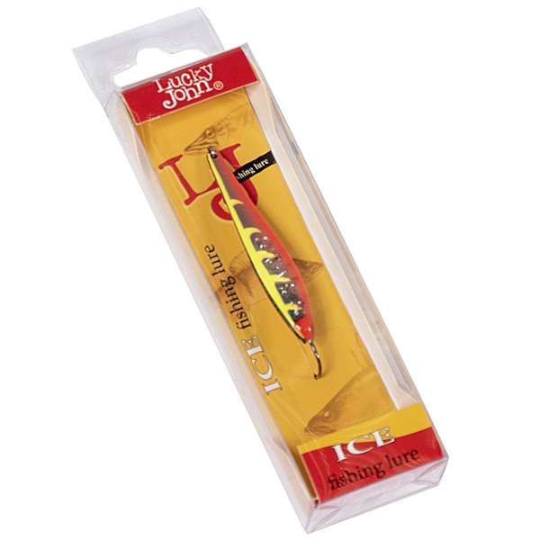 Блесна вертикальная Lucky John Model S-2 c впаянным крючком, 3г YR