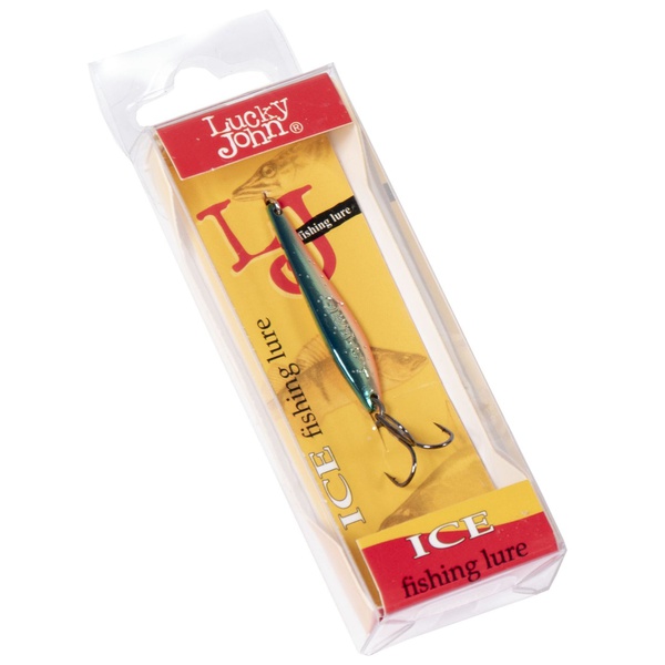 Блесна вертикальная Lucky John Model S-1 c тройником, 1.5г AP