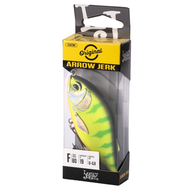 Воблер Lucky John Original Arrow Jerk F (8 см/19 г) 018