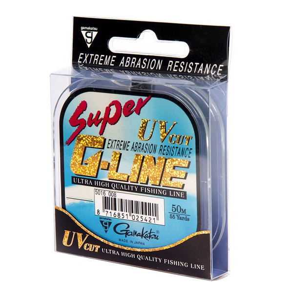 Леска монофильная Gamakatsu G-Line Super (50 м) Ø 0.12 мм