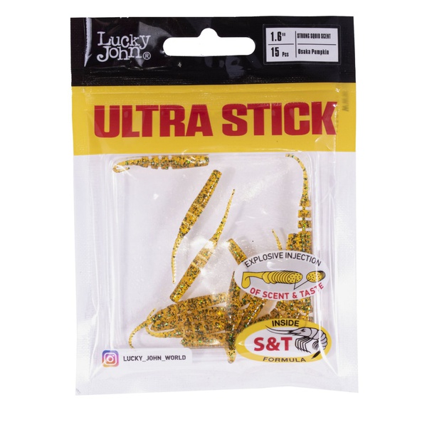Слаги съедобные Lucky John Pro Series Ultra Stick (4.20 см/15 шт) PA19