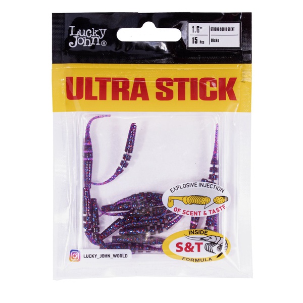 Слаги съедобные Lucky John Pro Series Ultra Stick (4.20 см/15 шт) S63
