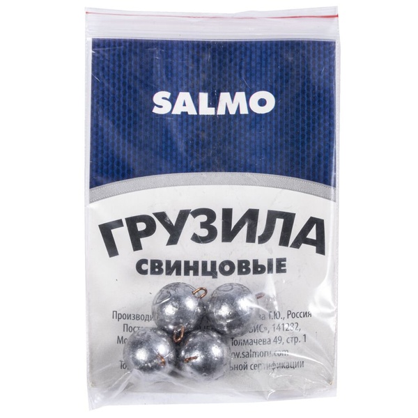 Груз-головки Salmo Чебурашка 28 г/4 шт