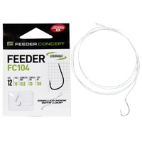 Крючки с поводком Feeder Concept Feeder FC104 70см, 0,12мм, разм.12 (10шт)