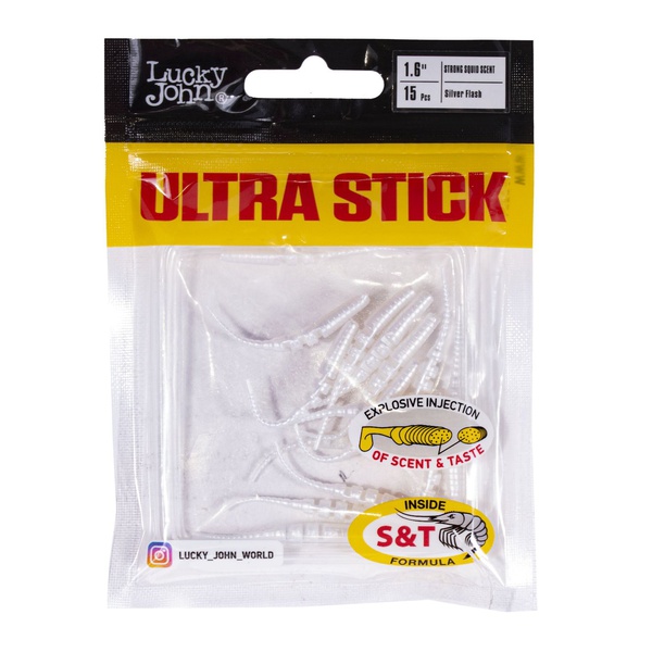 Слаги съедобные Lucky John Pro Series Ultra Stick (4.20 см/15 шт) 026