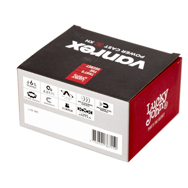 Катушка мультипликаторная Lucky John Vanrex Power Cast 6 XH