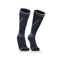Носки Dexshell Longlite Socks (водонепроницаемые) черный/серый