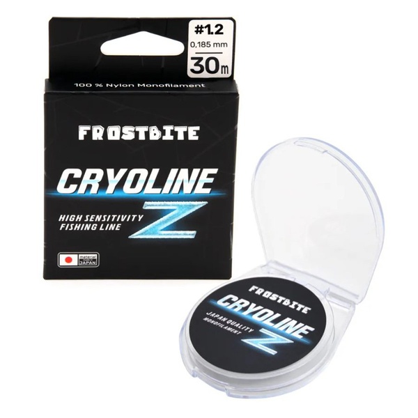 Леска Frostbite Cryoline Z (прозрачная, 30 м) d-0,185 мм
