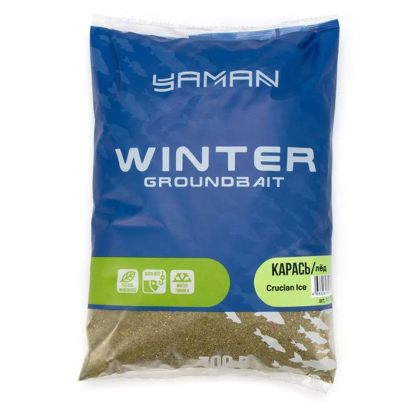 Прикормка Yaman Winter Crucian Ice зимняя, 700 г (карась лед)
