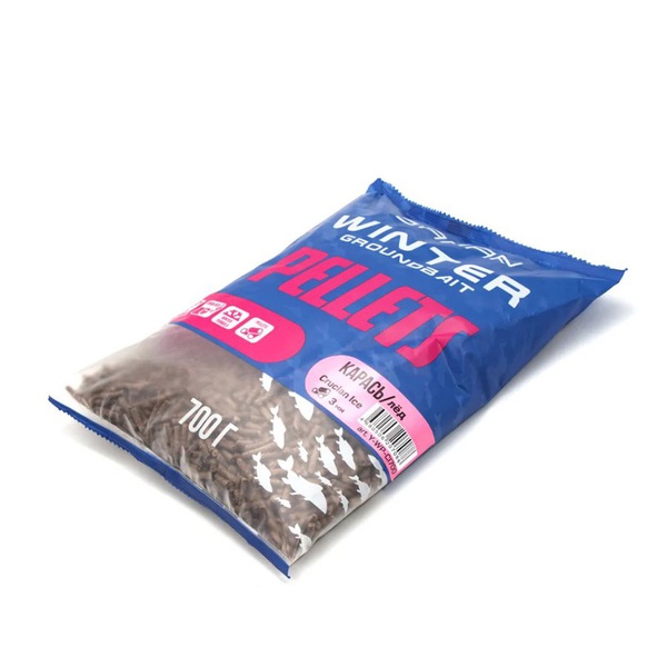 Прикормка Yaman Winter Pellets Crucian ice зимняя 700 г (карась лед)