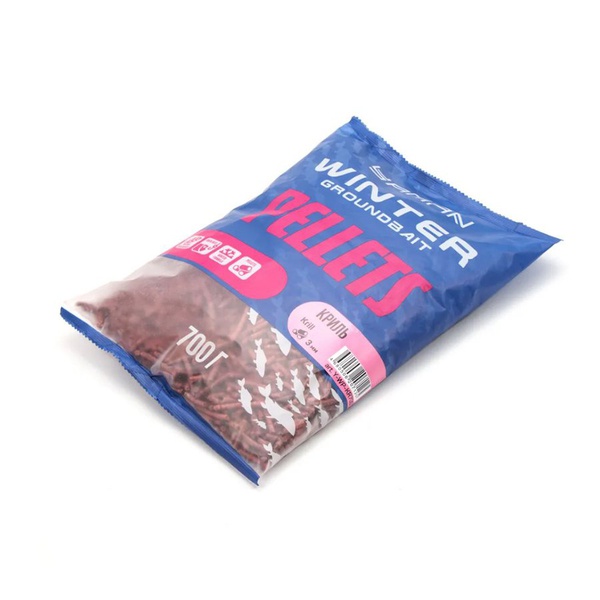 Прикормка Yaman Winter Pellets Krill зимняя 700 г (криль)