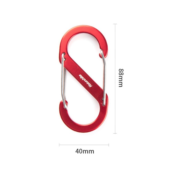 Карабин Naturehike NH20GS004 (S-Type) 9 см/1 шт