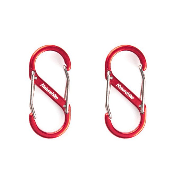 Карабин Naturehike NH20GS004 (S-Type) 5 см/2 шт