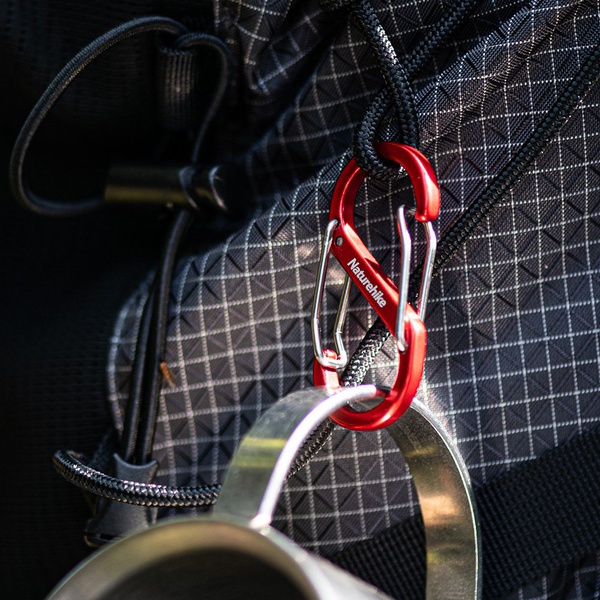 Карабин Naturehike NH20GS004 (S-Type) 5 см/2 шт