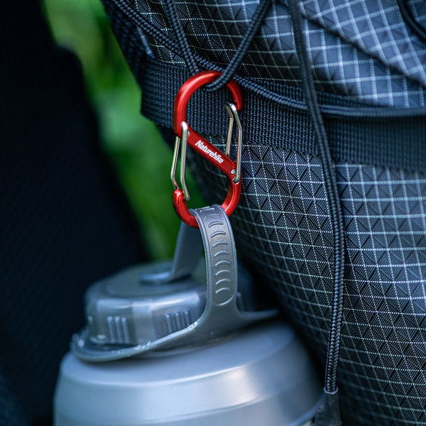 Карабин Naturehike NH20GS004 (S-Type) 5 см/2 шт