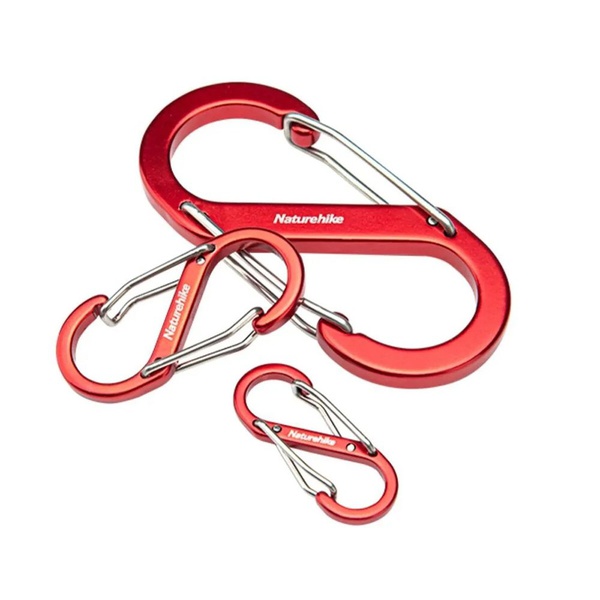 Карабин Naturehike NH20GS004 (S-Type) 4 см/4 шт