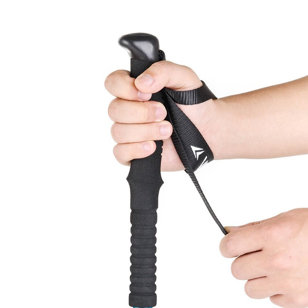 Палка треккинговая Naturehike ST01 6061 AL NH17D001-Z (3 узла) золотой/женские, 57-120 см