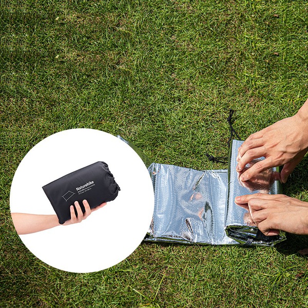 Коврик Naturehike NH20FCD03 (влагозащитный, алюминиевая фольга/PE) 200 × 200 см