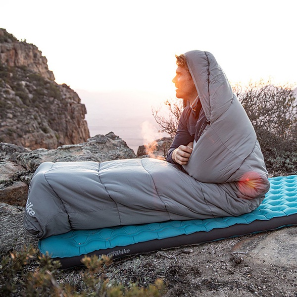 Спальник Naturehike CNK2350WS023 M400 (ультралёгкий) серый, R