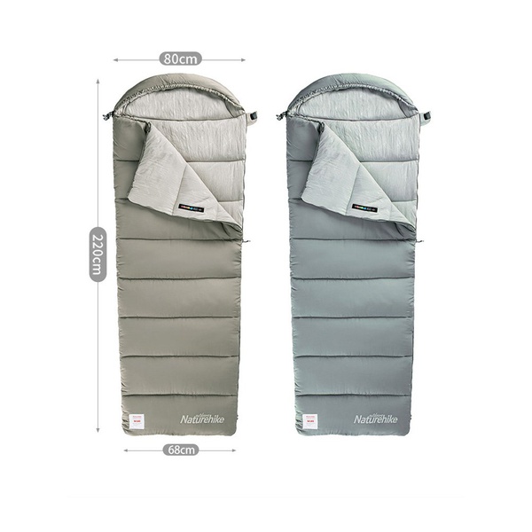 Спальник Naturehike NH20MSD02 M300 (ультралёгкий) зеленый, L