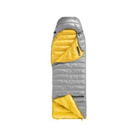Спальник Naturehike CW400 NH18C400-D (утиный пух) серый, р. M