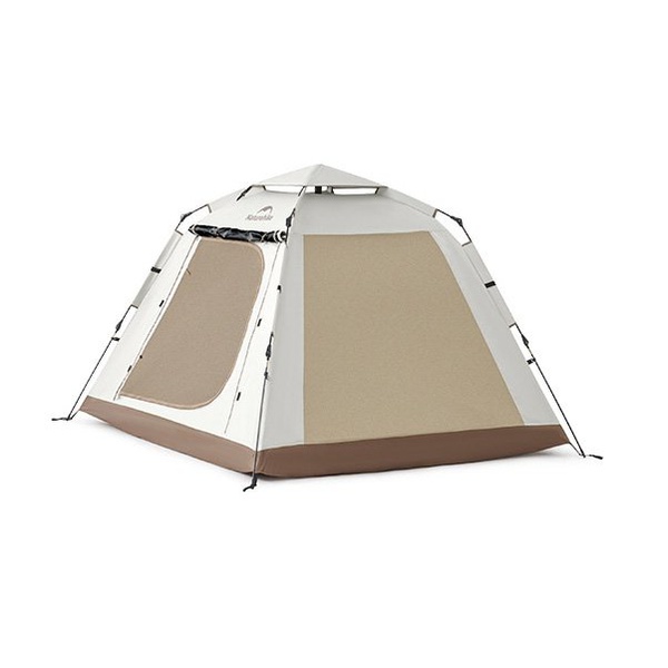 Палатка с навесом Naturehike Ango Picnic Automatic Tent CNK2450WS021 (3-местная) бежевый с чёрным