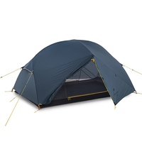 Палатка Naturehike Mongar NH19M002-J 210T (2-х местная, сверхлегкая) Navy Blue